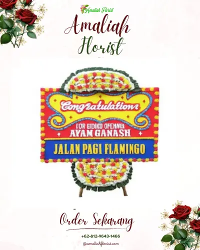 Bunga Papan Congratulation di Kadubelang